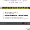 imageNETGEAR PoE Switch 16 Port Gigabit Ethernet Unmanaged Network Switch GS116PP  with 16 x PoE  183 W Desktop Wall Mount or Rackmount and Limited Lifetime Protection16 x PoE 76W  Unmanaged