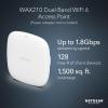 imageNETGEAR Wireless Access Point WAX210  WiFi 6 DualBand AX1800 Speed  1 x 1G Ethernet PoE Port  Up to 128 Devices  80211ax  WPA3  Small Size Up to 4 SSID Networks Power Adapter Not Included