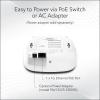 imageNETGEAR Wireless Access Point WAX210  WiFi 6 DualBand AX1800 Speed  1 x 1G Ethernet PoE Port  Up to 128 Devices  80211ax  WPA3  Small Size Up to 4 SSID Networks Power Adapter Not Included