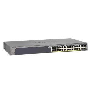 imageNETGEAR 18Port PoE Gigabit Ethernet Smart Switch GS716TPP  Managed with Insight Cloud Management 16 x PoE  300W 2 x 1G SFP DesktopRackmount and ProSAFE Lifetime Protection Renewed28 port  24xPoE 190W  4xSFP