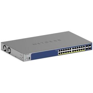imageNETGEAR 28Port PoE Gigabit Ethernet Smart Switch GS728TXP Managed with 24 x PoE  190W 4 x 10G SFP Optional Insight Cloud Management Desktop or Rack Mount Limited Lifetime Protection