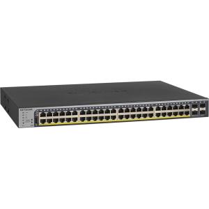 imageNETGEAR 52Port Gigabit Ethernet Smart Managed Pro PoE Switch GS752TP  with 48 x PoE  380W 4 x 1G SFP DesktopRackmount and ProSAFE Lifetime Protection Renewed
