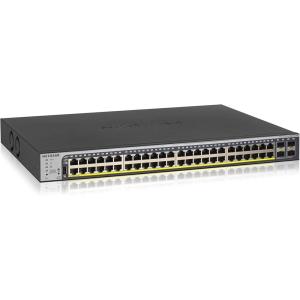 imageNETGEAR 52Port PoE Gigabit Ethernet Smart Switch GS752TP  Smart Managed 48 x PoE  380W 4 x 1G SFP Desktop or Rackmount SwitchVersion 2