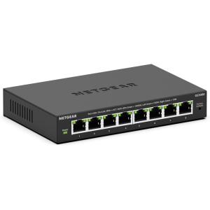 imageNETGEAR 8Port Gigabit Ethernet Easy Smart Managed Essentials Switch GS308E  Desktop or Wall Mount Home Network Hub Office Ethernet Splitter Silent Operation