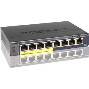 imageNETGEAR PoE Switch 16 Port Gigabit Ethernet Unmanaged Network Switch GS116PP  with 16 x PoE  183 W Desktop Wall Mount or Rackmount and Limited Lifetime Protection8 Port  4xPoE 53W