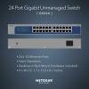 imageNETGEAR 24Port Gigabit Ethernet Unmanaged Switch GS524  Desktop Wall or Rack Mount and Limited Lifetime Protection