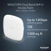 imageNETGEAR Wireless Access Point WAX210PA  WiFi 6 DualBand AX1800 Speed  1 x 1G Ethernet PoE Port  Up to 128 Devices  80211ax  WPA3  Compact Size  Up to 4 SSID Networks  with Power Adapter