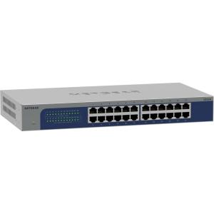 imageNETGEAR 24Port Gigabit Ethernet Unmanaged Switch GS524  Desktop Wall or Rack Mount and Limited Lifetime Protection
