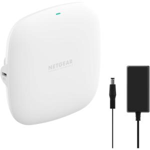 imageNETGEAR Wireless Access Point WAX210PA  WiFi 6 DualBand AX1800 Speed  1 x 1G Ethernet PoE Port  Up to 128 Devices  80211ax  WPA3  Compact Size  Up to 4 SSID Networks  with Power Adapter