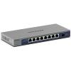 imageNETGEAR 8Port 1G10G Gigabit Ethernet Unmanaged Switch GS108X  with 1 x 10G SFP Desktop or WallMount Limited Lifetime Protection