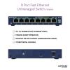 imageNETGEAR 5Port Fast Ethernet 10100 Unmanaged Switch FS105 Desktop and ProSAFE Lifetime Protection Blue8 Port