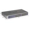 imageNETGEAR JGS524E200NAS 24Port Gigabit Rackmount Smart Managed Plus Switch ProSAFE Lifetime Protection JGS524E
