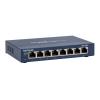 imageNETGEAR 5Port Fast Ethernet 10100 Unmanaged Switch FS105 Desktop and ProSAFE Lifetime Protection Blue8 Port