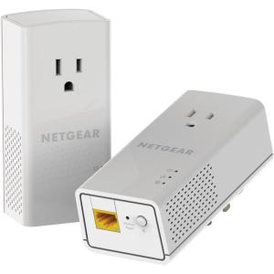 imageNETGEAR Powerline 1000 Mbps 1 Gigabit Port with PassThrough Extra Outlet PLP1000100PAS
