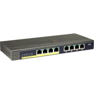 imageNETGEAR ProSAFE GS108PE 8Port Gigabit Web Managed Plus PoE Switch 4 PoE Ports 45W GS108PE100NAS