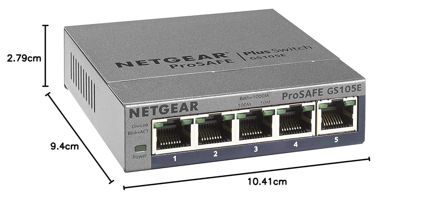 imageNETGEAR ProSafe Plus JGS524Ev2  Switch  Nicht verwaltet5 Port
