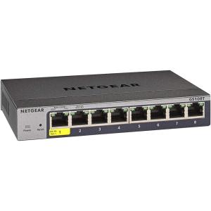 imageNETGEAR GS108Tv2 8Port Gigabit Ethernet Smart Managed Pro Switch POEPD Port Renewed8 port  V3