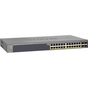 imageNETGEAR GS728TP100NAS 24Port Gigabit Ethernet Smart Managed Pro Switch PoEPoE 192w 4 SFP ProSAFE Lifetime Protection GS728TP