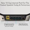 imageNETGEAR Orbi TriBand WiFi 6 Mesh Network System RBK862S  Router  1 Satellite Extender Security Features Up to 6Gbps Up to 5400 sq ft 100 Devices 10 Gig Internet Port Armor Subscription