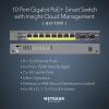 imageNETGEAR 8Port PoE Gigabit Ethernet Smart Switch GS110TP  Managed with 8 x PoE  55W 2 x 1G SFP Desktop Renewed8 Port