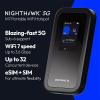 imageNETGEAR Nighthawk 5G M7 Portable WiFi Hotspot with eSIM  Supports eSIM amp Physical SIM  Unlocked 5G4G LTE Mobile Router  for Travel Work  WiFi 736 Gbps 140 Countries 32 Devices MH7150