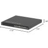 imageNetgear  XSM4328CV100NES  NETGEAR M4350 XSM4328CV 24x10GMultiGig PoE 576W Base up to 720W and 4xSFP28 25G Managed Switch