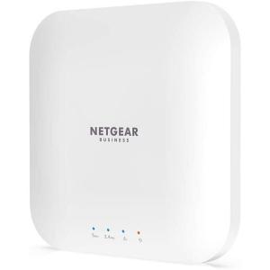 imageNETGEAR Wireless Desktop Access Point WAX214PA  WiFi 6 DualBand AX1800 Speed  1 x 1G Ethernet PoE Port  80211ax  WPA3 Security  Up to 4 Separate SSID Networks  with Power AdapterAX1800  with AC Power Adapter