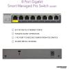 imageNETGEAR 8Port Gigabit Ethernet Smart Managed Pro Switch GS108T  Desktop Renewed