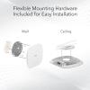 imageNetgear Cloud Managed Wireless Access Point WAX615 WiFi 6 DualBand AX3000 80211ax Insight Remote Management PoE or AC Adapter or Mounts not Included RenewedAX3000  WiFi 6  PoE