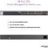 imageNetgear ProSafe XS728T 28Port 10Gigabit Ethernet L2 Smart Managed Pro Switch Renewed28 port  10G  4xSFP