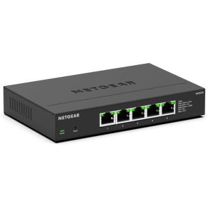 imageNETGEAR 5Port MultiGigabit Ethernet Easy Smart Managed Essentials Switch MS305E  Managed with 5 x 1G25G Desktop or Wall Mount and Limited 5 Year Protection