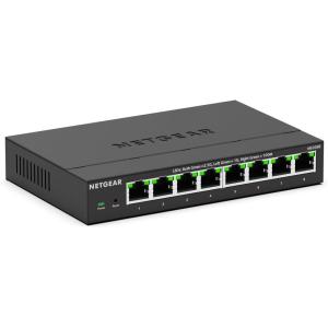 imageNETGEAR 8Port MultiGigabit Ethernet Easy Smart Managed Essentials Switch MS308E  Managed with 8 x 1G25G Desktop or Wall Mount and Limited 5 Year Protection