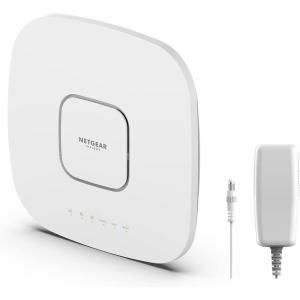 imageNetgear Cloud Managed Wireless Access Point WAX615 WiFi 6 DualBand AX3000 80211ax Insight Remote Management PoE or AC Adapter or Mounts not Included RenewedAX6000  WiFi 6  PoE