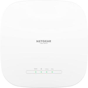 imageNetgear Cloud Managed Wireless Access Point WAX615 WiFi 6 DualBand AX3000 80211ax Insight Remote Management PoE or AC Adapter or Mounts not Included RenewedAX3000  WiFi 6  PoE