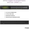imageNETGEAR 24Port Gigabit Ethernet Unmanaged PoE Switch GS324P  with 16 x PoE  190W DesktopWallmount Renewed