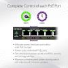 imageNETGEAR 5Port Gigabit Ethernet Unmanaged PoE Switch GS305P  with 4 x PoE  63W Desktop or Wall Mount RenewedPlus