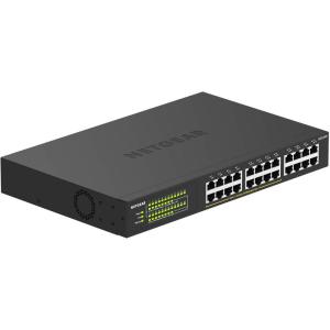 imageNETGEAR 24Port Gigabit Ethernet Unmanaged PoE Switch GS324P  with 16 x PoE  190W DesktopWallmount Renewed