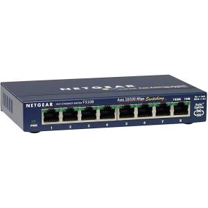 imageNETGEAR FS108 10100 Desktop Switch  Switch  8 Ports