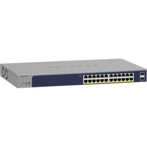 imageNETGEAR GS724TPv3 Managed L2 Gigabit Ethernet 101001000 Power Over Ethernet PoE Grey24 Port PoE 380W
