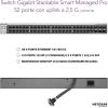 imageNETGEAR 48Port Gigabit Ethernet Smart Managed Pro Switch GS748T  with 4 x 1G SFP DesktopRackmount and ProSAFE Lifetime Protection Renewed52 Port  6 x UPlinks