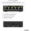 imageNETGEAR 5Port Gigabit Smart Managed Plus Switch GS305E Renewed5 port