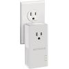 imageNETGEAR Powerline Adapter Kit 1200 Mbps WallPlug 12 Gigabit Ethernet Ports with Passthrough  Extra Outlet PLP1200100PAS1200 Mbps