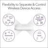 imageNETGEAR Wireless Access Point WAX214  WiFi 6 DualBand AX1800 Speed  1 x 1G Ethernet PoE Port  80211ax  WPA3 Security  Create up to 4 Separate Wireless Networks Renewed