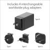 imageNETGEAR Nighthawk Mobile Fast Charger MHPADPT  Powers Your Nighthawk M7 Pro M7 M6 Pro or M6 Mobile Hotspot or Other USBC Devices Ready for International Travel Compact Design
