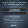 image:imageNETGEAR 28Port Ultra60 PoE MultiGigabit Ethernet Smart Switch MS324TXUP  Managed with 24 x PoE  720W 4 x 10G SFP Optional Insight Cloud Management Desktop or Rack Mount Renewed28 port  MultiGig  24xPoE 720W  4xSFP