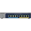 image:imageNETGEAR 8Port Ultra60 PoE MultiGigabit Ethernet Plus Switch MS108EUP  Managed with 4 x PoE and 4 x PoE  230W Desktop or Wall Mount Renewed8 Port  8xPoE 230W  25G  Lifetime