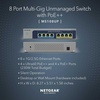 image:imageNetgear 8Port Ultra60 PoE MultiGigabit Ethernet Unmanaged Network Switch MS108UP  with 4 x PoE and 4 x PoE  230W Desktop or Wall Mount and Limited Lifetime Protection Renewed
