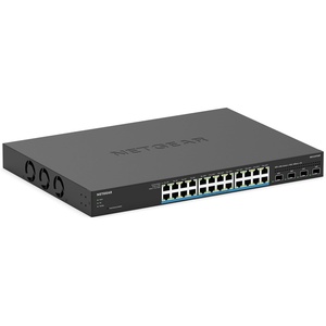 image:imageNETGEAR 28Port Ultra60 PoE MultiGigabit Ethernet Smart Switch MS324TXUP  Managed with 24 x PoE  720W 4 x 10G SFP Optional Insight Cloud Management Desktop or Rack Mount Renewed28 port  MultiGig  24xPoE 720W  4xSFP