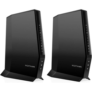 image:imageNETGEAR Nighthawk Modem Router Combo CAX30 DOCSIS 31 Cable Modem and WiFi 6 Router  AX2700 27 Gbps  Compatible with Xfinity Spectrum Cox and More  Gigabit Wireless InternetPack of 2