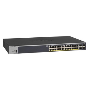 image:imageNETGEAR 28Port Gigabit Ethernet Smart Managed Pro PoE Switch GS728TPP  with 24 x PoE  380W 4 x 1G SFP DesktopRackmount and ProSAFE Lifetime Protection Renewed